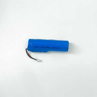 Guter Preis 14500 Li-Ionen Akku 1000 mAh mit Draht und Steckverbinder 3,7 V Online