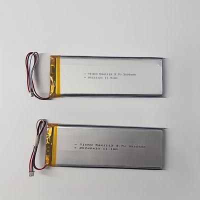 Guter Preis 3.7V 5441113 Li-Ionen-Polymerbatterie 3000mah für tragbare Geräte mit einfacher Filmbildung Online