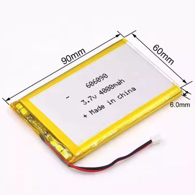 Guter Preis Wiederaufladbare 3,7V 606090 Li Polymer Batterie 4000mAh für Unterhaltungselektronik Online
